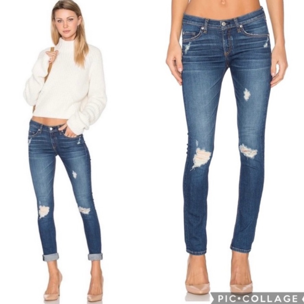 Rag and Bone- Distressed Skinny Jeans-27